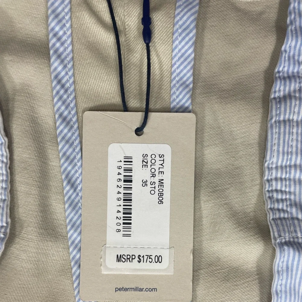 Peter Millar Men's Pilot Flat Front Trousers NWT
